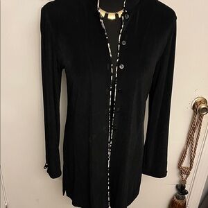 Chico's Black Long Jacket